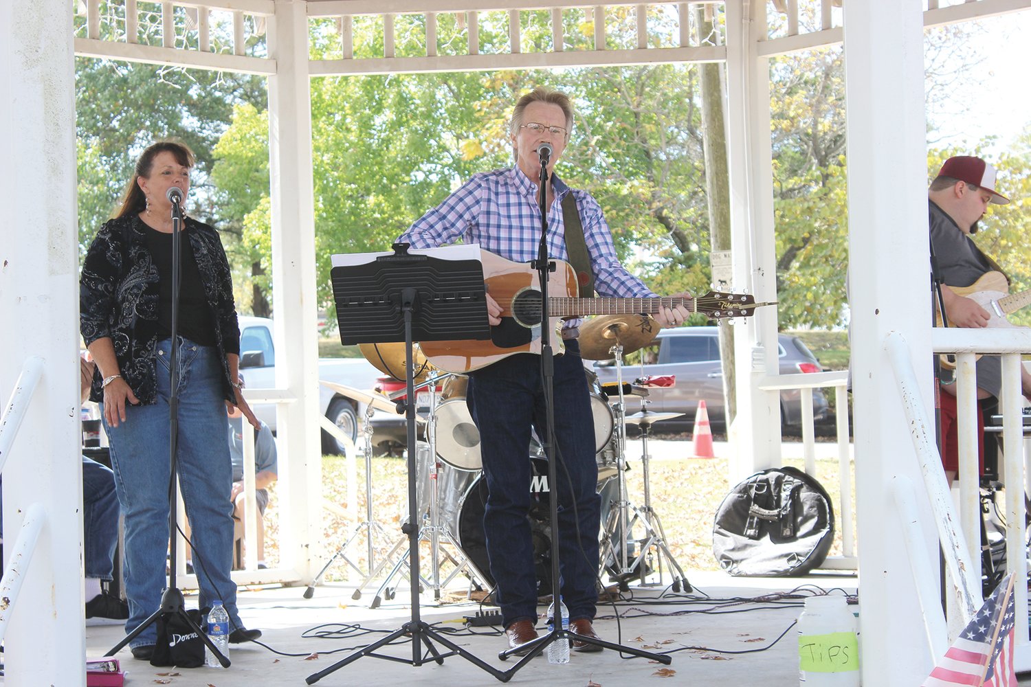 The Jam Dandy Band performs during the Car Show.